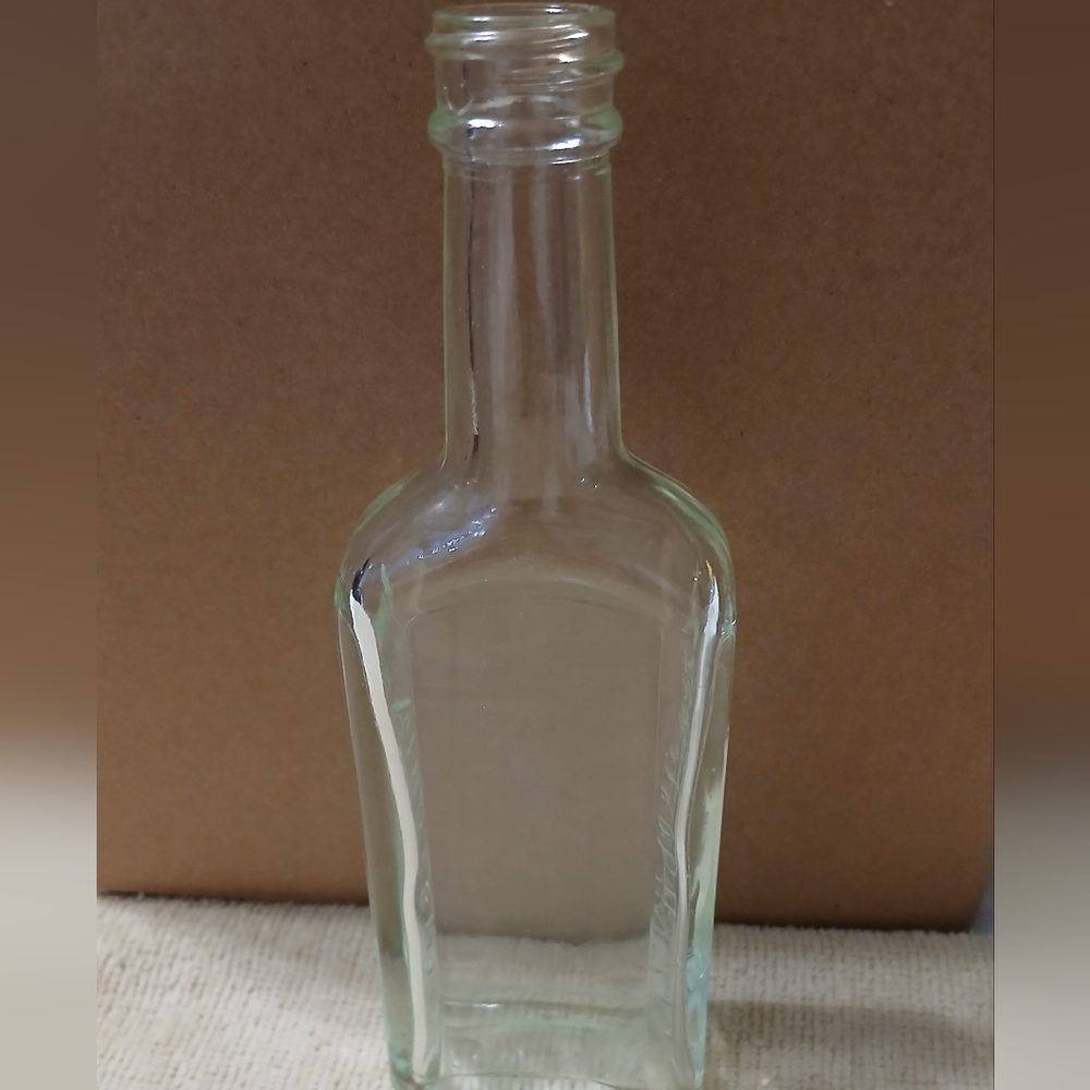 Antique Castoria Bottle – C H A P. H. Fletcher, Clear Glass, 6" High